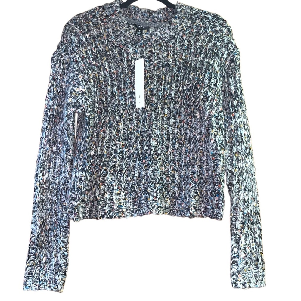Aqua Multicolored Sweater Woman’s size Small NWT